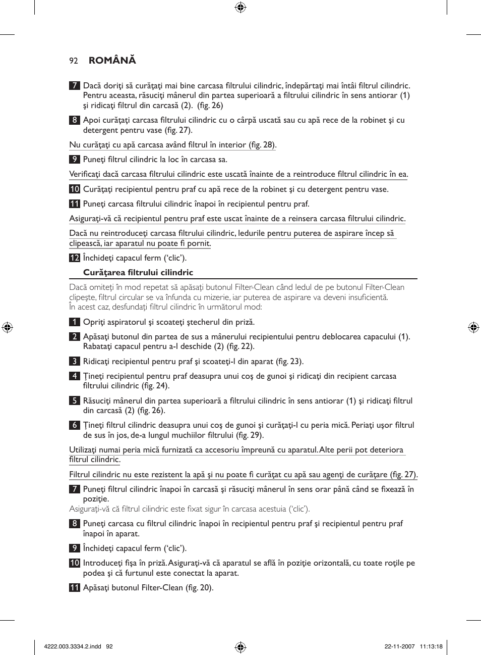 Philips FC9239 User Manual | Page 92 / 156