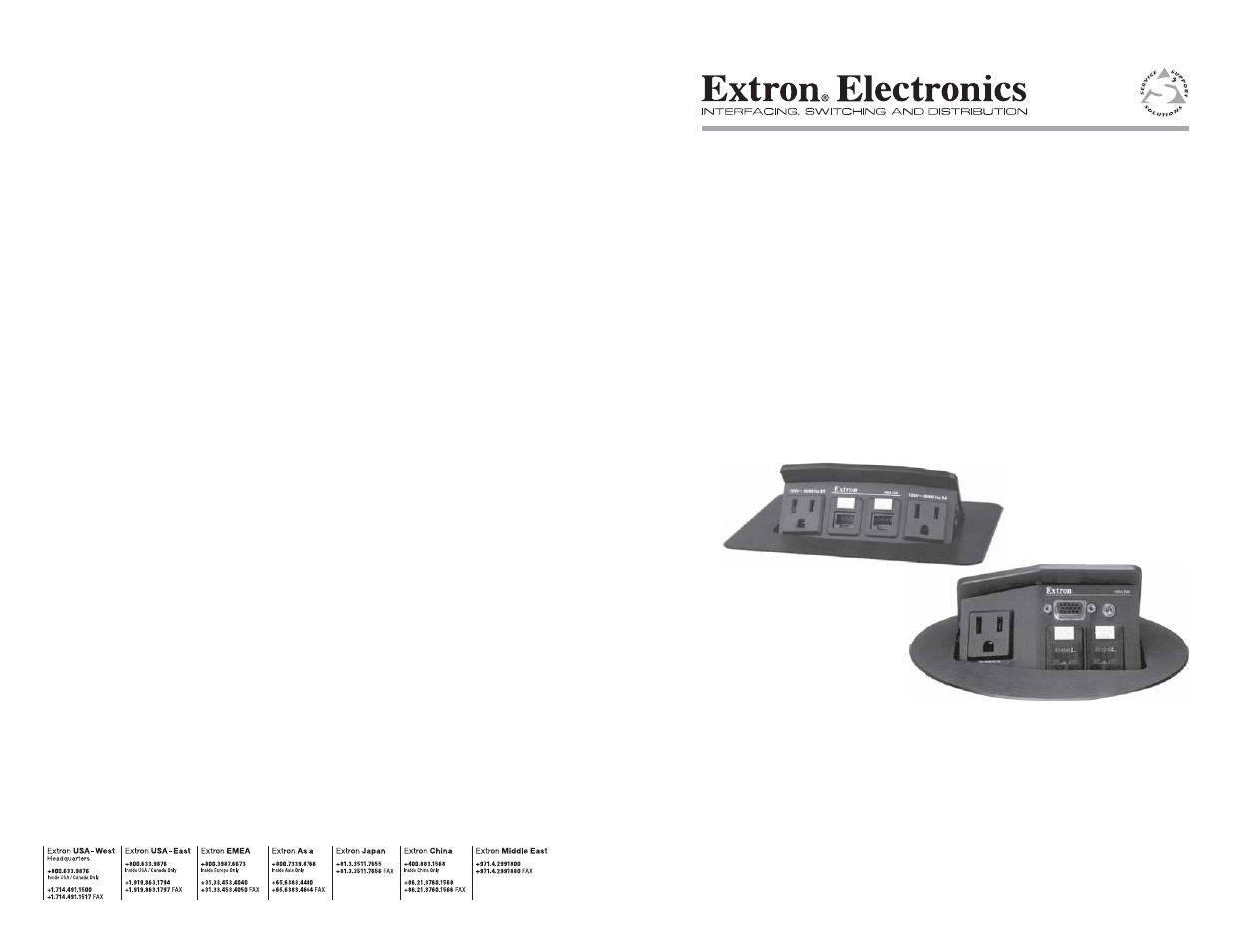 Extron electronic HSA 200SE User Manual | 30 pages