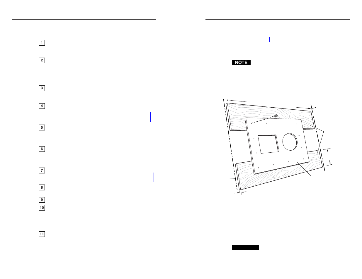 Installation overview, Preparing the routing template, Installation | Extron electronic HSA 200SE User Manual | Page 9 / 30