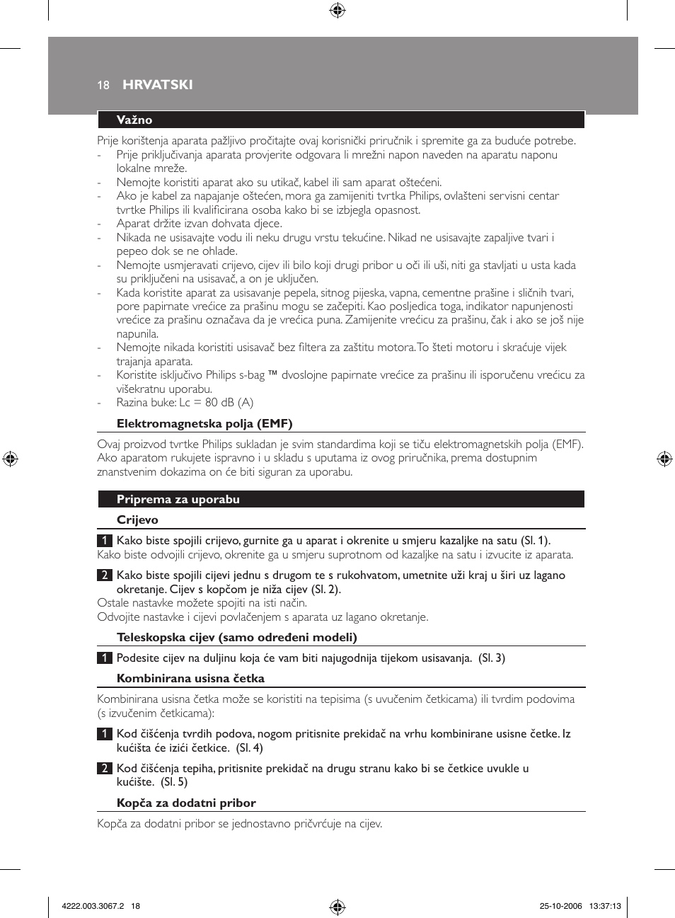 Philips FC8390 User Manual | Page 18 / 62