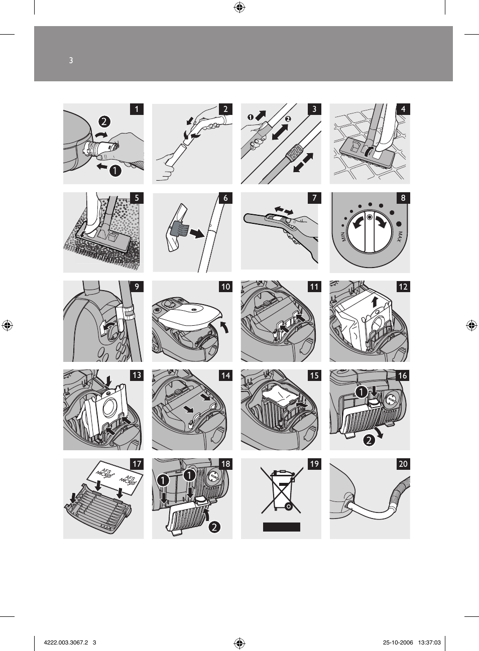 Philips FC8390 User Manual | Page 3 / 62