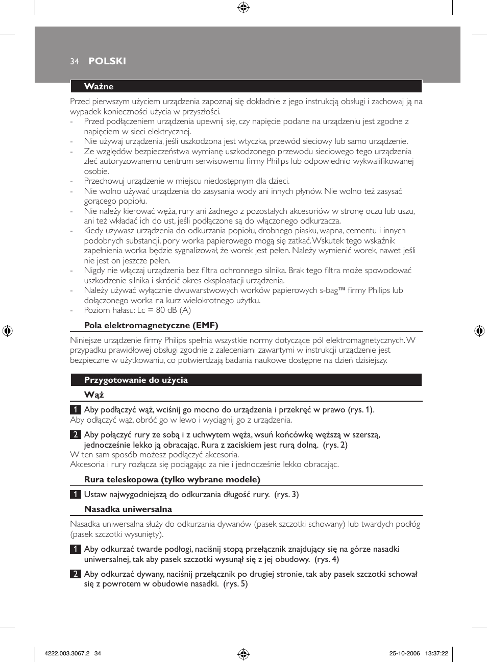 Philips FC8390 User Manual | Page 34 / 62