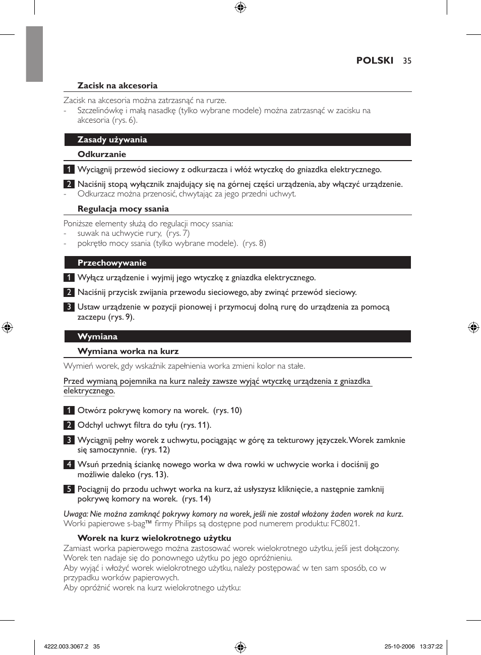 Philips FC8390 User Manual | Page 35 / 62