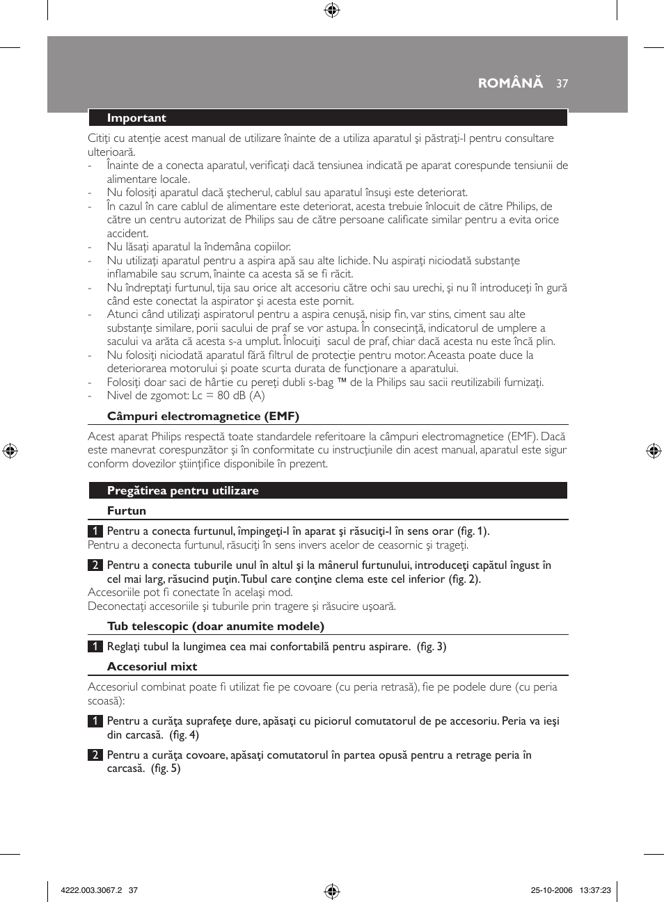 Philips FC8390 User Manual | Page 37 / 62
