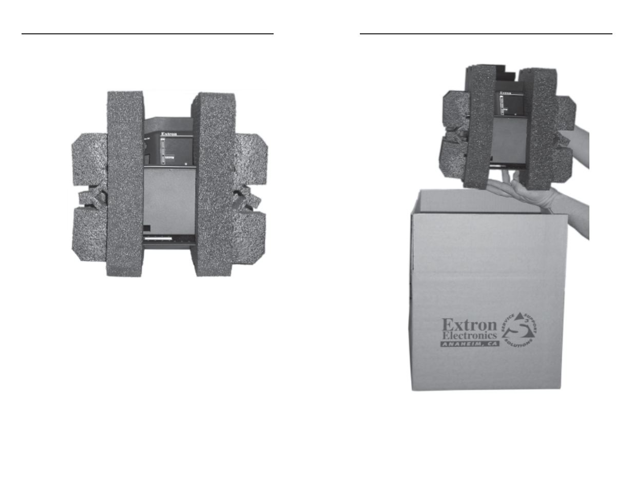 Packaging for shipment, cont’d | Extron electronic HSA 402 User Manual | Page 27 / 28