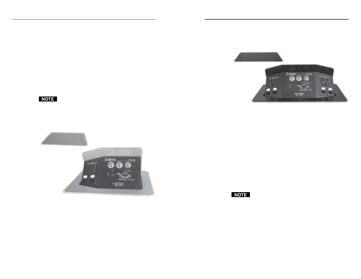 About the hideaway® surface access products, Features, Introduction | About the hideaway, Surface access products | Extron electronic HSA 402 User Manual | Page 6 / 28