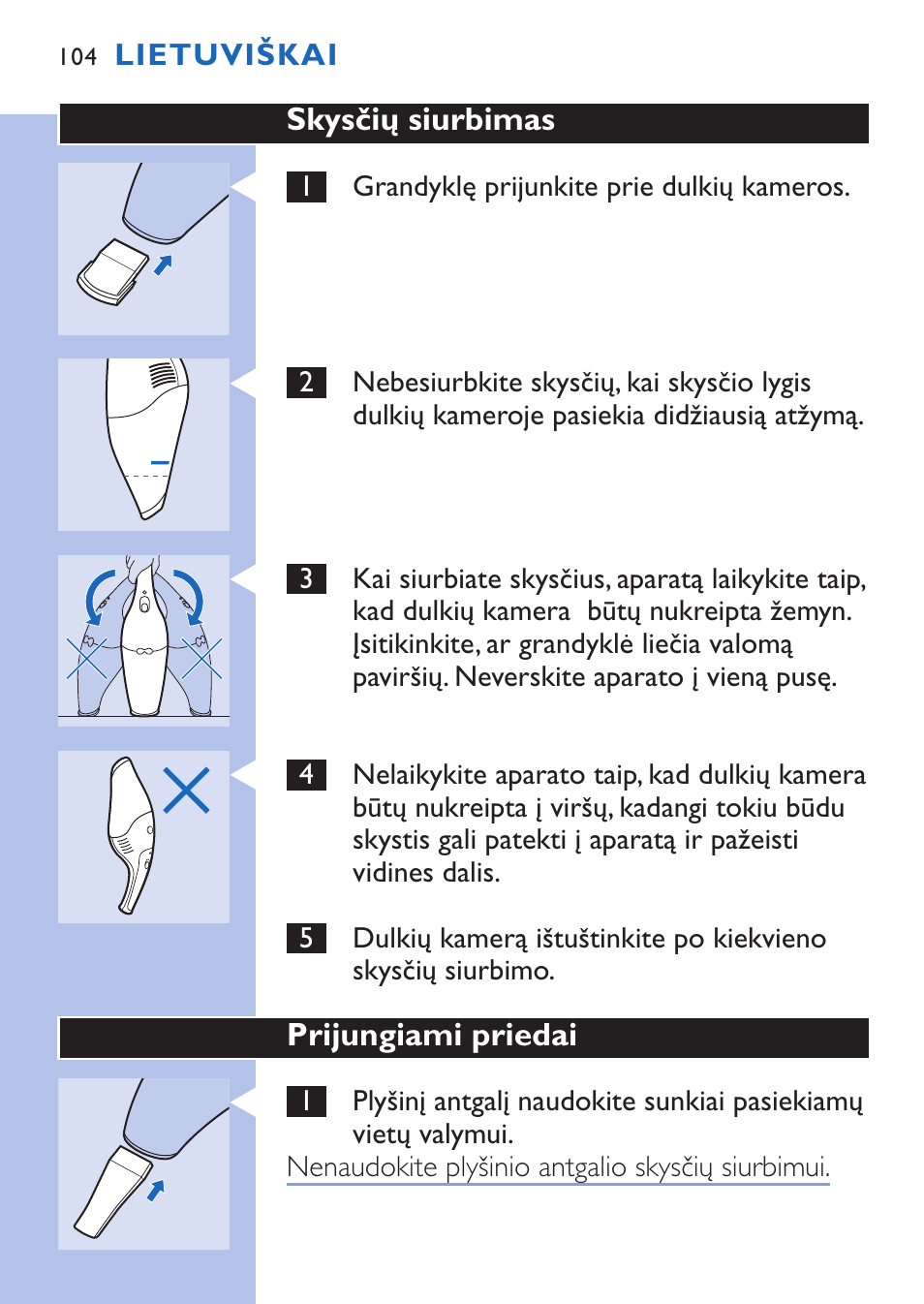 Philips FC6067 User Manual | Page 104 / 118