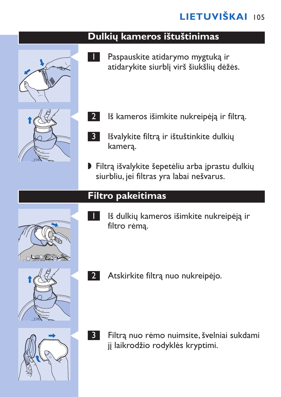 Philips FC6067 User Manual | Page 105 / 118