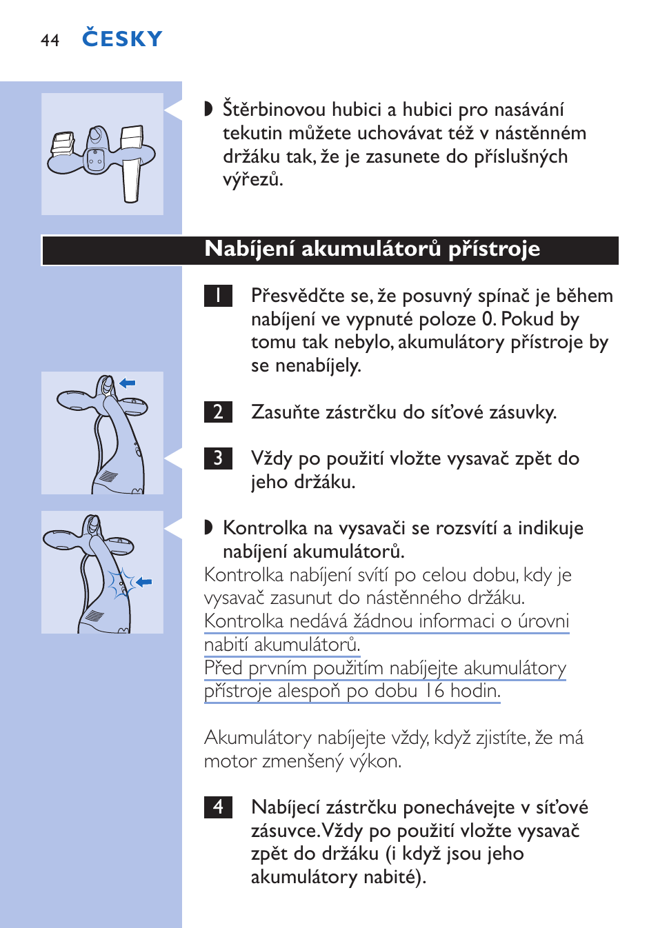 Philips FC6067 User Manual | Page 44 / 118