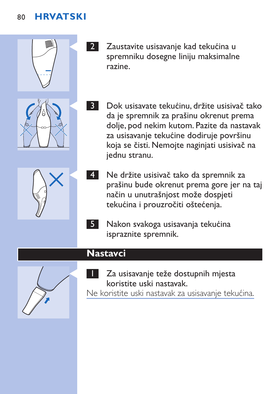 Philips FC6067 User Manual | Page 80 / 118