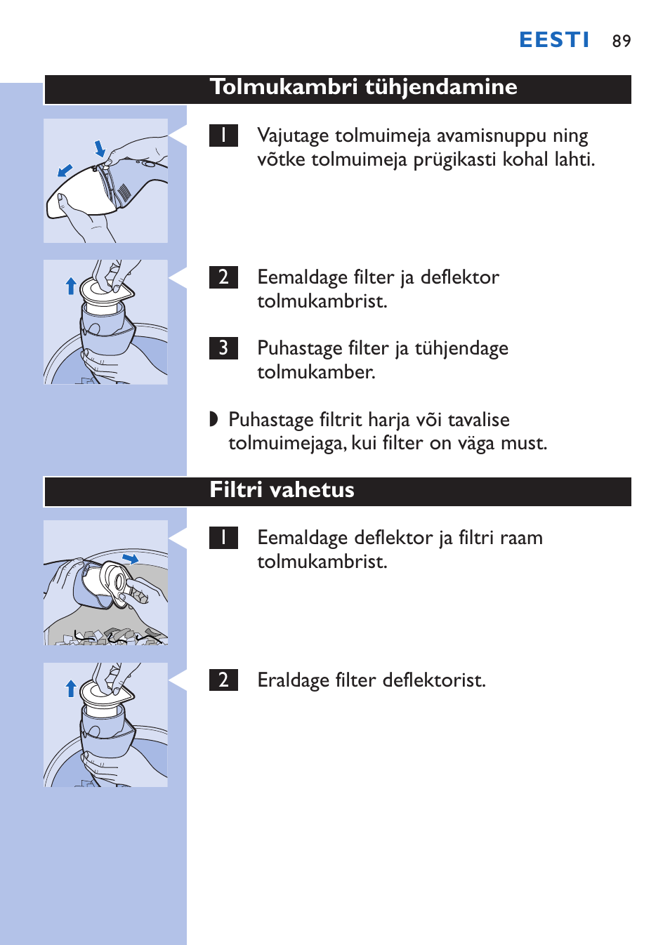 Philips FC6067 User Manual | Page 89 / 118
