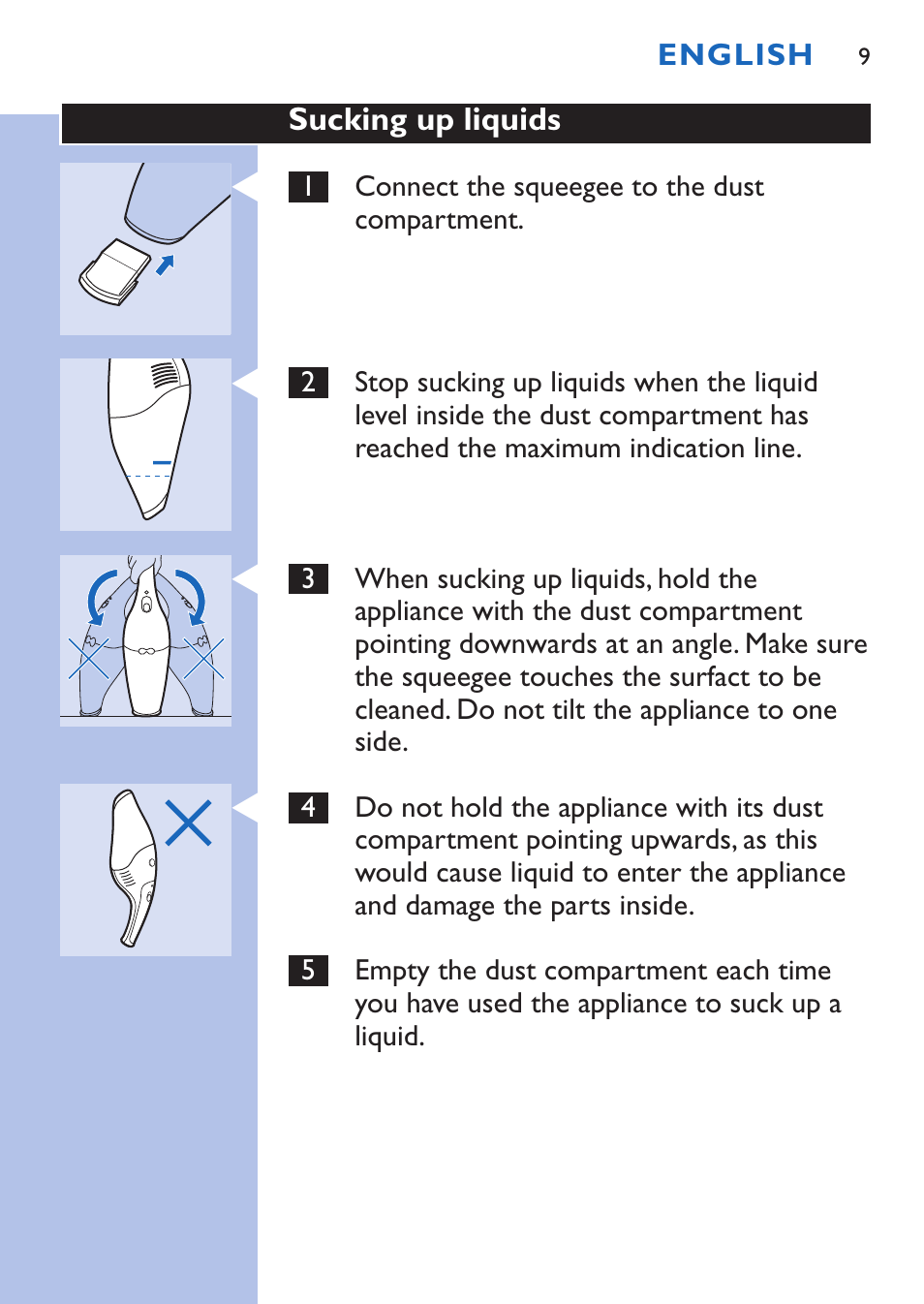 Philips FC6067 User Manual | Page 9 / 118