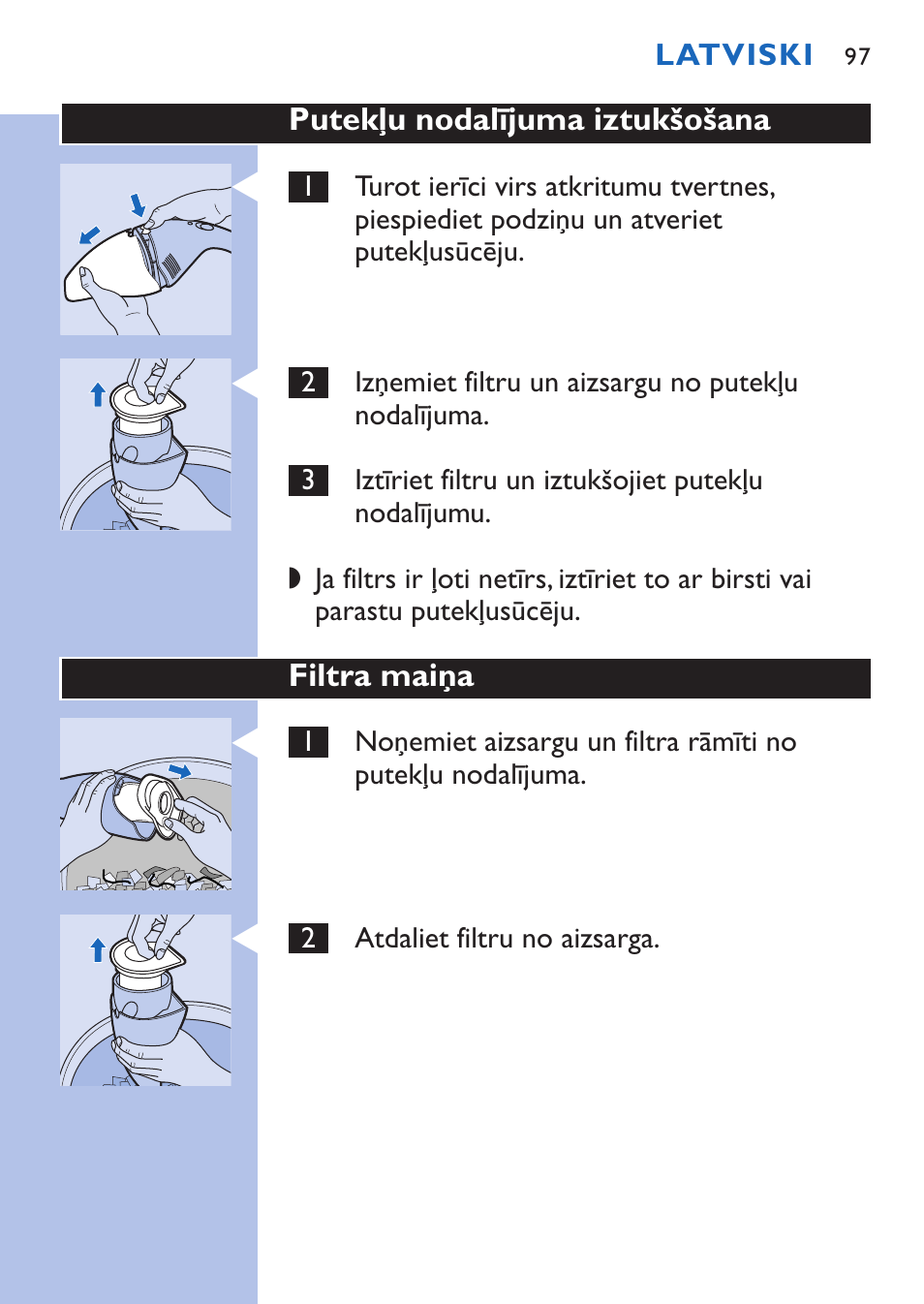 Philips FC6067 User Manual | Page 97 / 118
