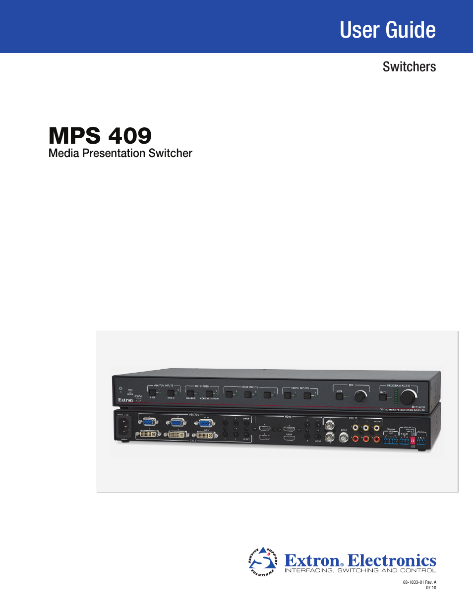 Extron Electronics MPS 409 User Manual | 43 pages