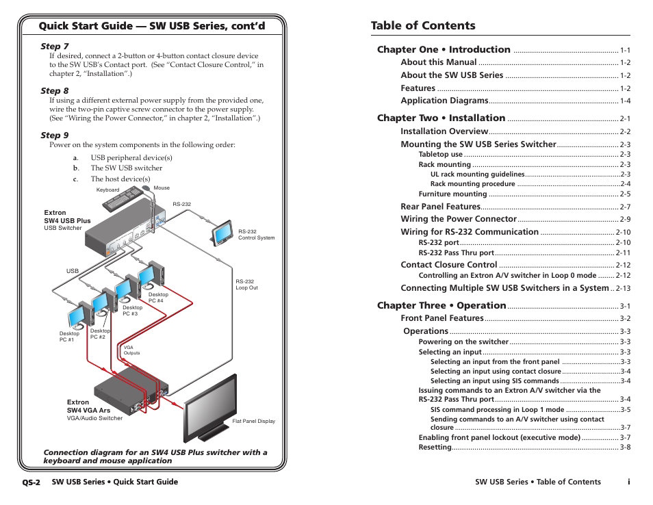 Extron electronic RSB 126 User Manual | Page 5 / 30