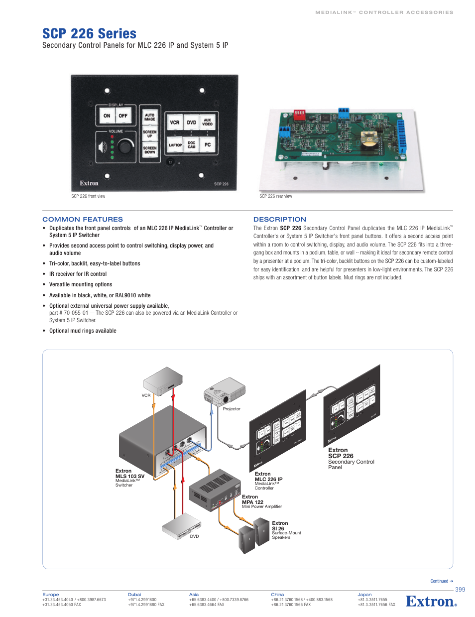 Extron electronic MLC 226 IP User Manual | 3 pages