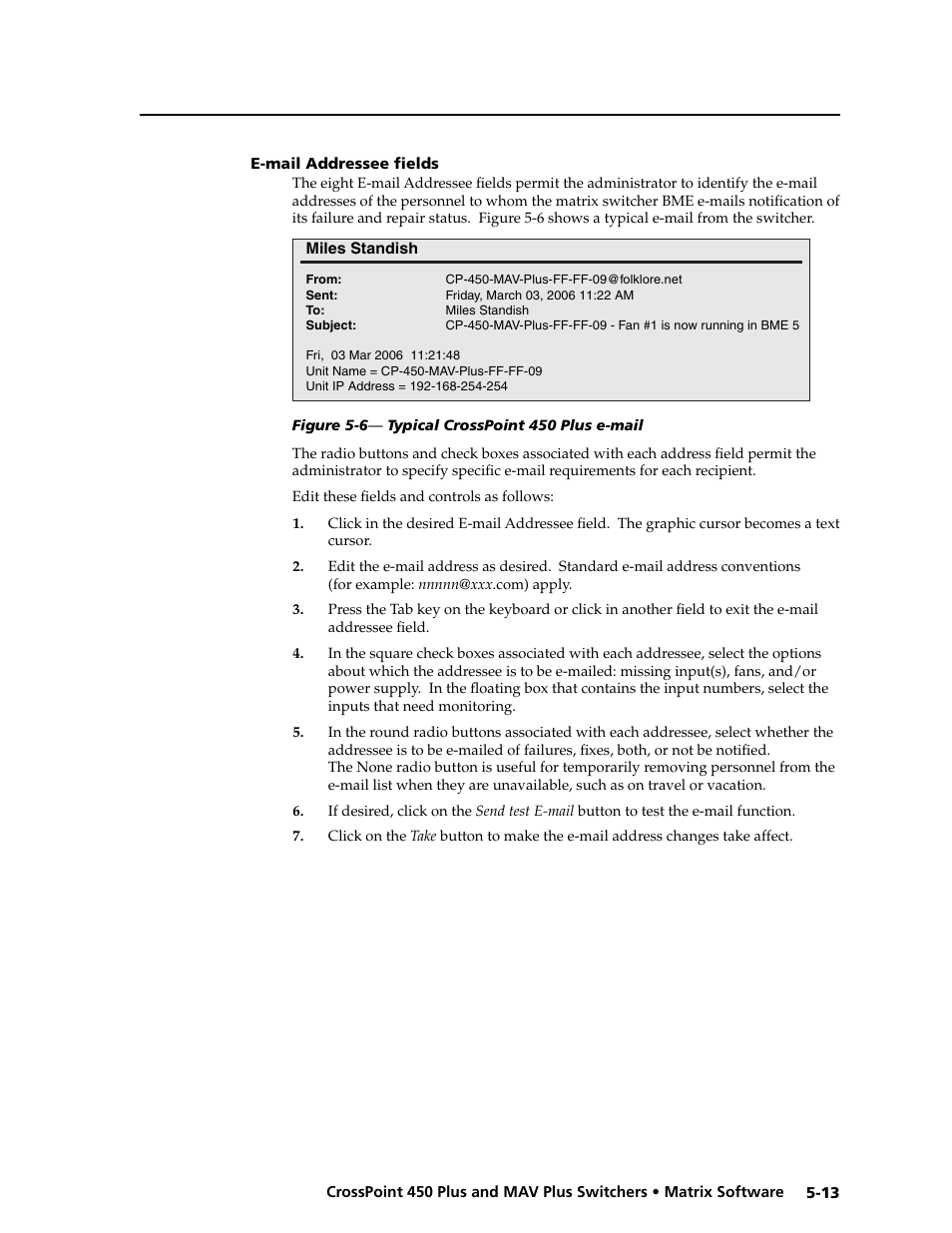 Preliminar y | Extron electronic MAV Plus User Manual | Page 117 / 172
