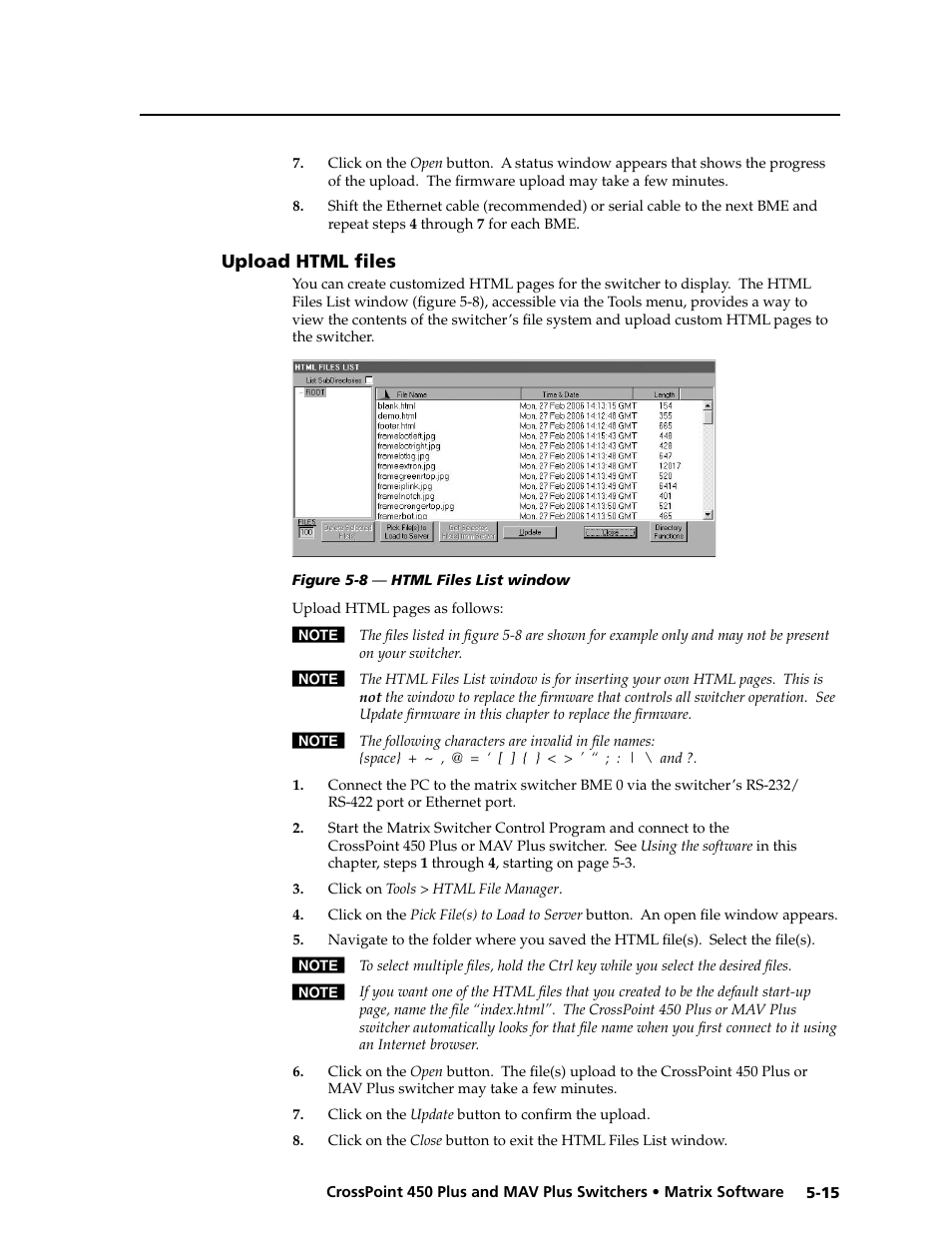 Preliminar y | Extron electronic MAV Plus User Manual | Page 119 / 172