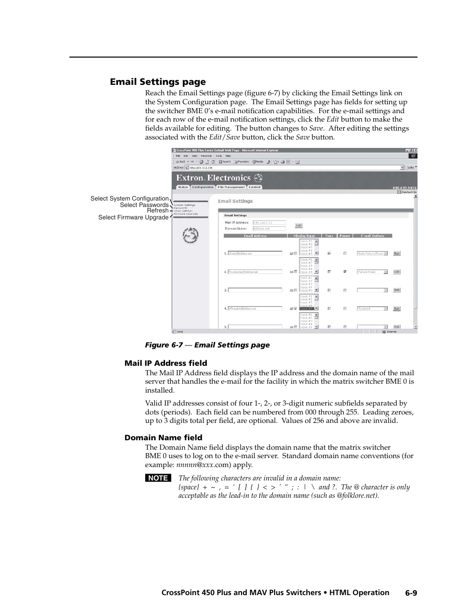 Preliminar y | Extron electronic MAV Plus User Manual | Page 133 / 172