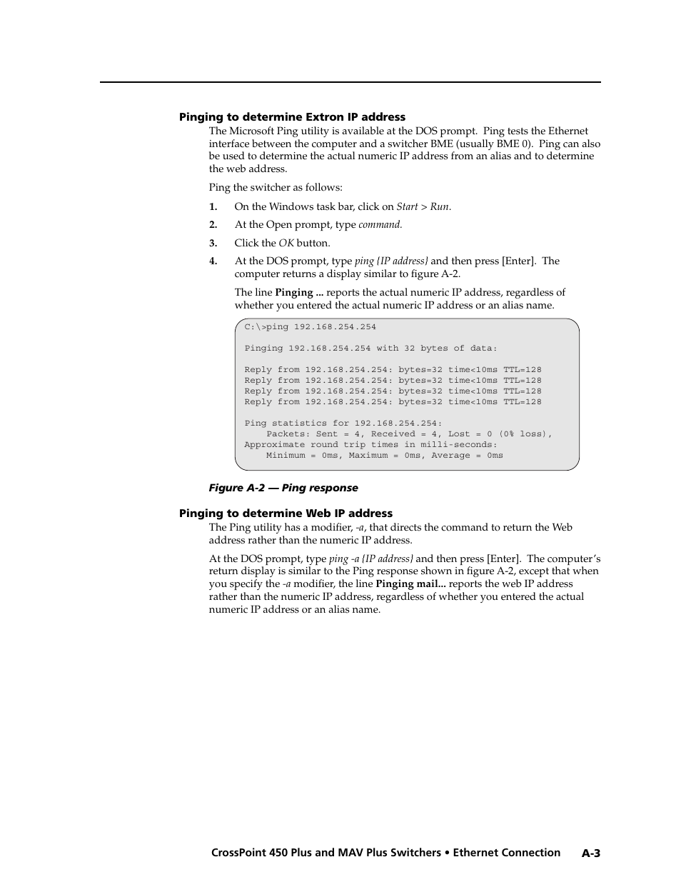 Preliminar y | Extron electronic MAV Plus User Manual | Page 149 / 172