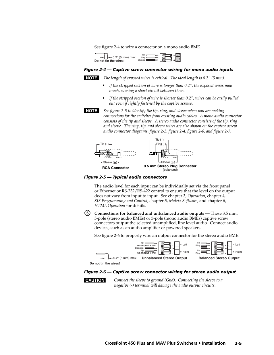 Preliminar y | Extron electronic MAV Plus User Manual | Page 23 / 172