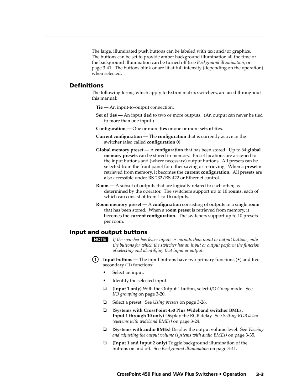 Preliminar y | Extron electronic MAV Plus User Manual | Page 33 / 172