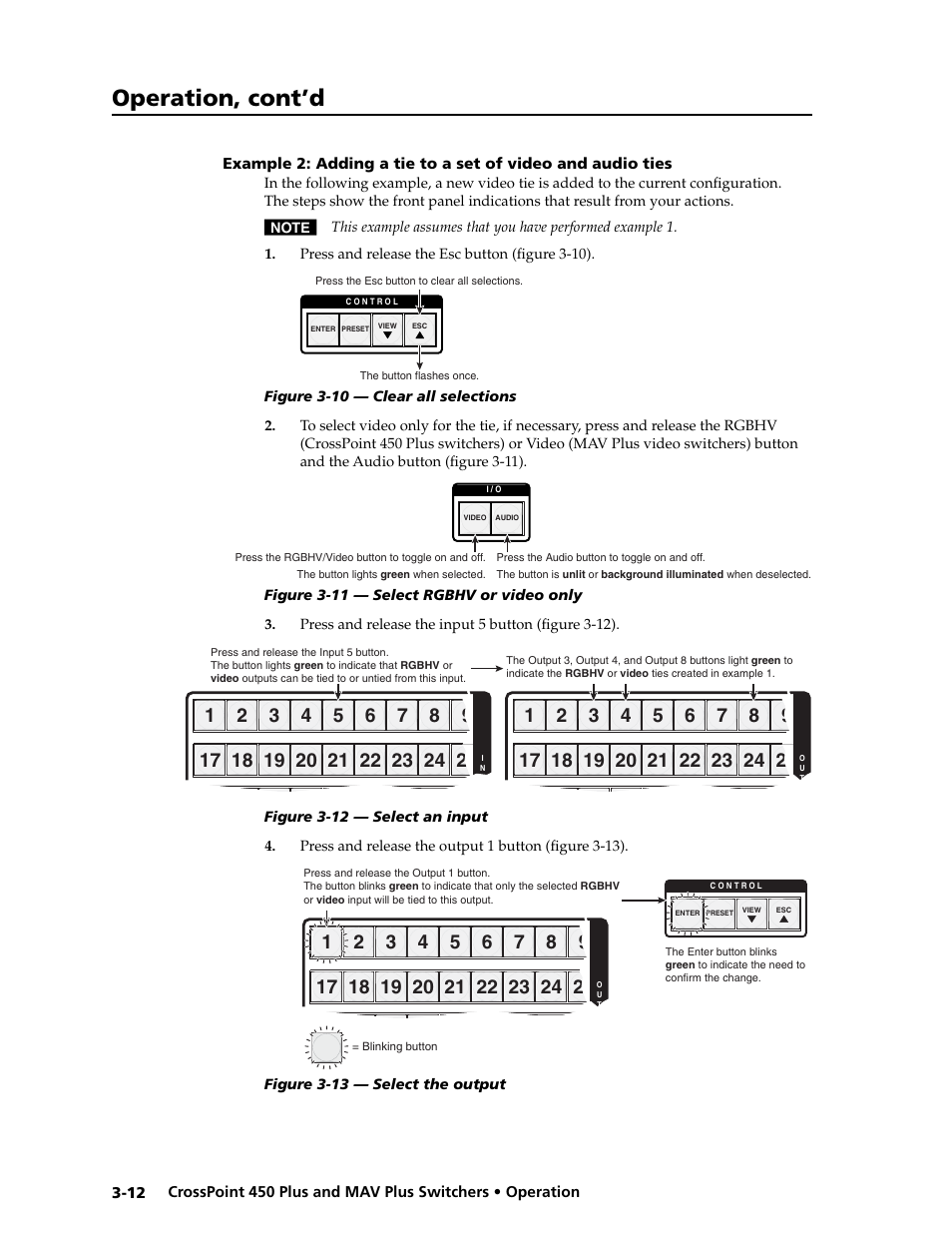 Preliminar y, Operation, cont’d | Extron electronic MAV Plus User Manual | Page 42 / 172