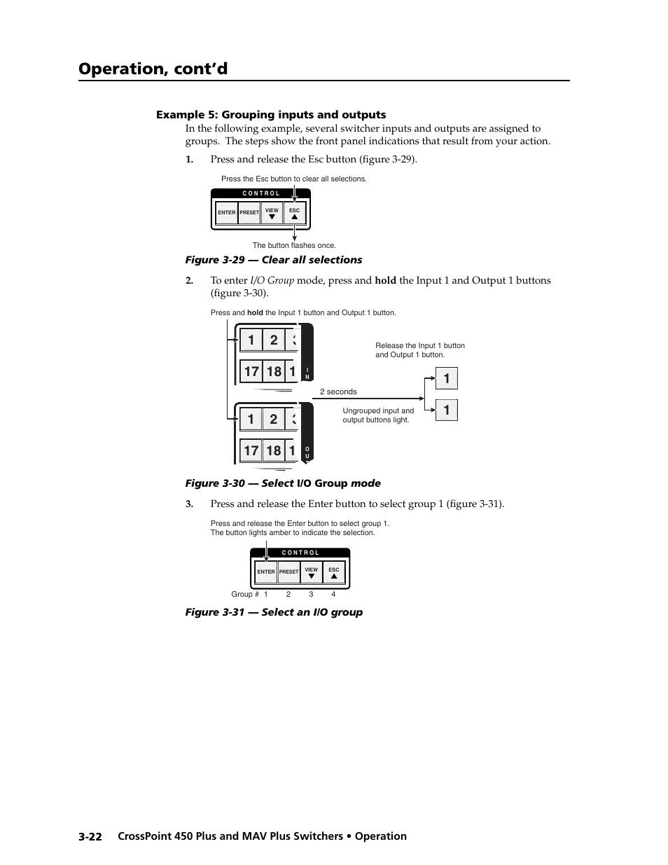 Preliminar y, Operation, cont’d | Extron electronic MAV Plus User Manual | Page 52 / 172