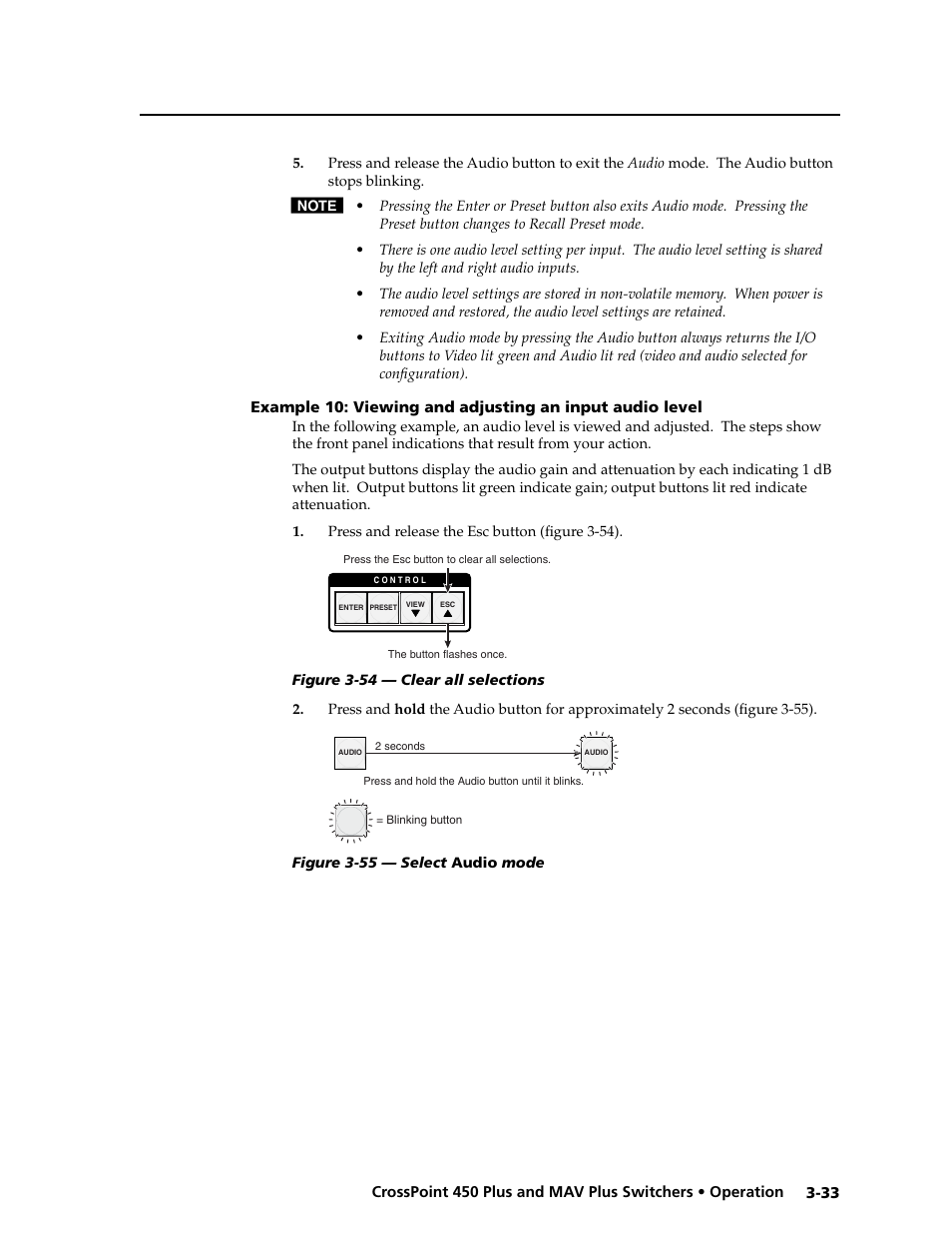 Preliminar y | Extron electronic MAV Plus User Manual | Page 63 / 172