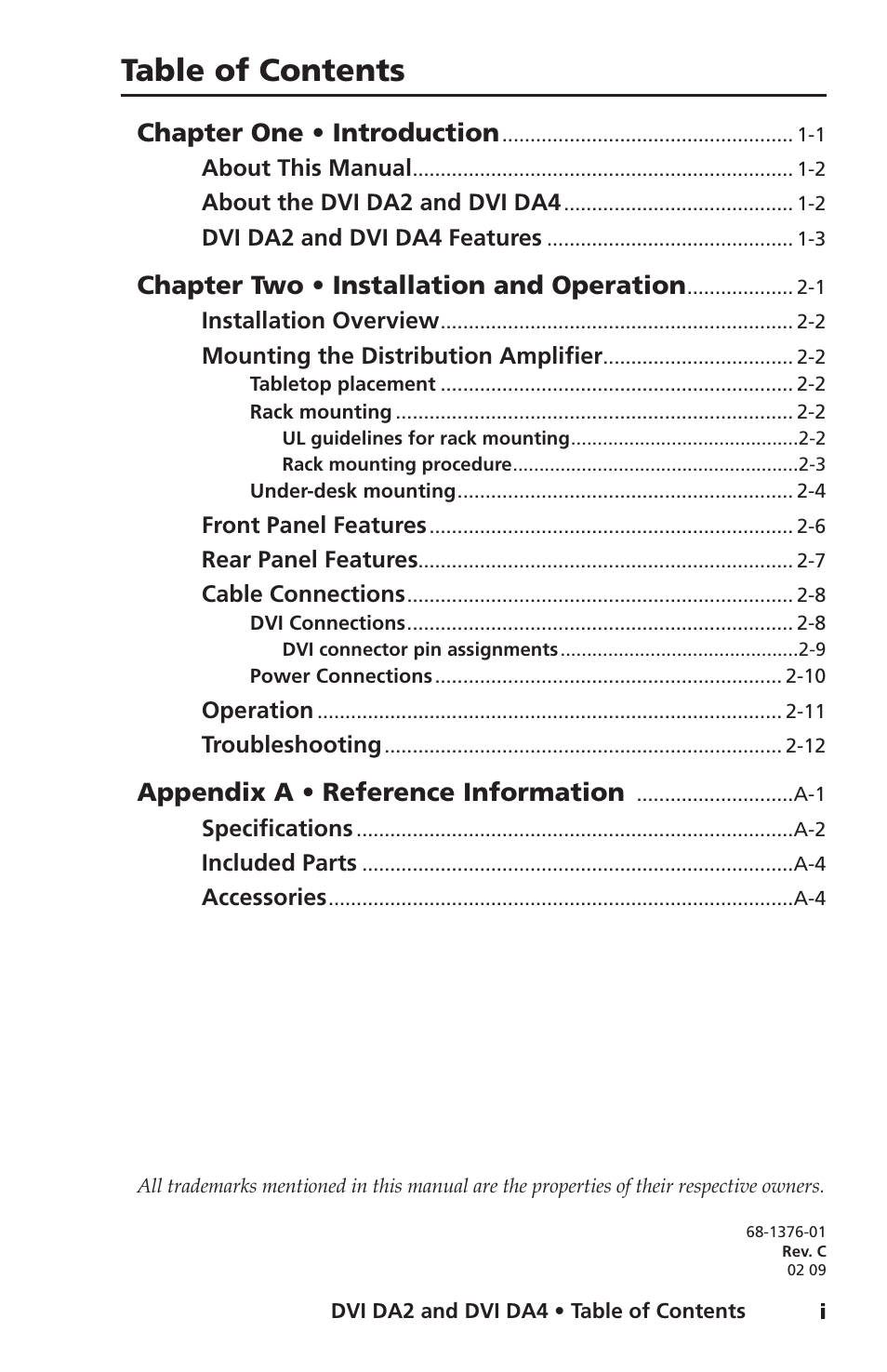 Extron electronic DVI DA4 User Manual | Page 7 / 30