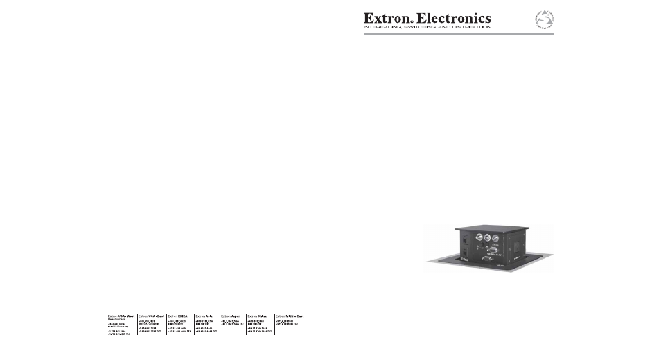 Extron electronic HSA 822 User Manual | 28 pages