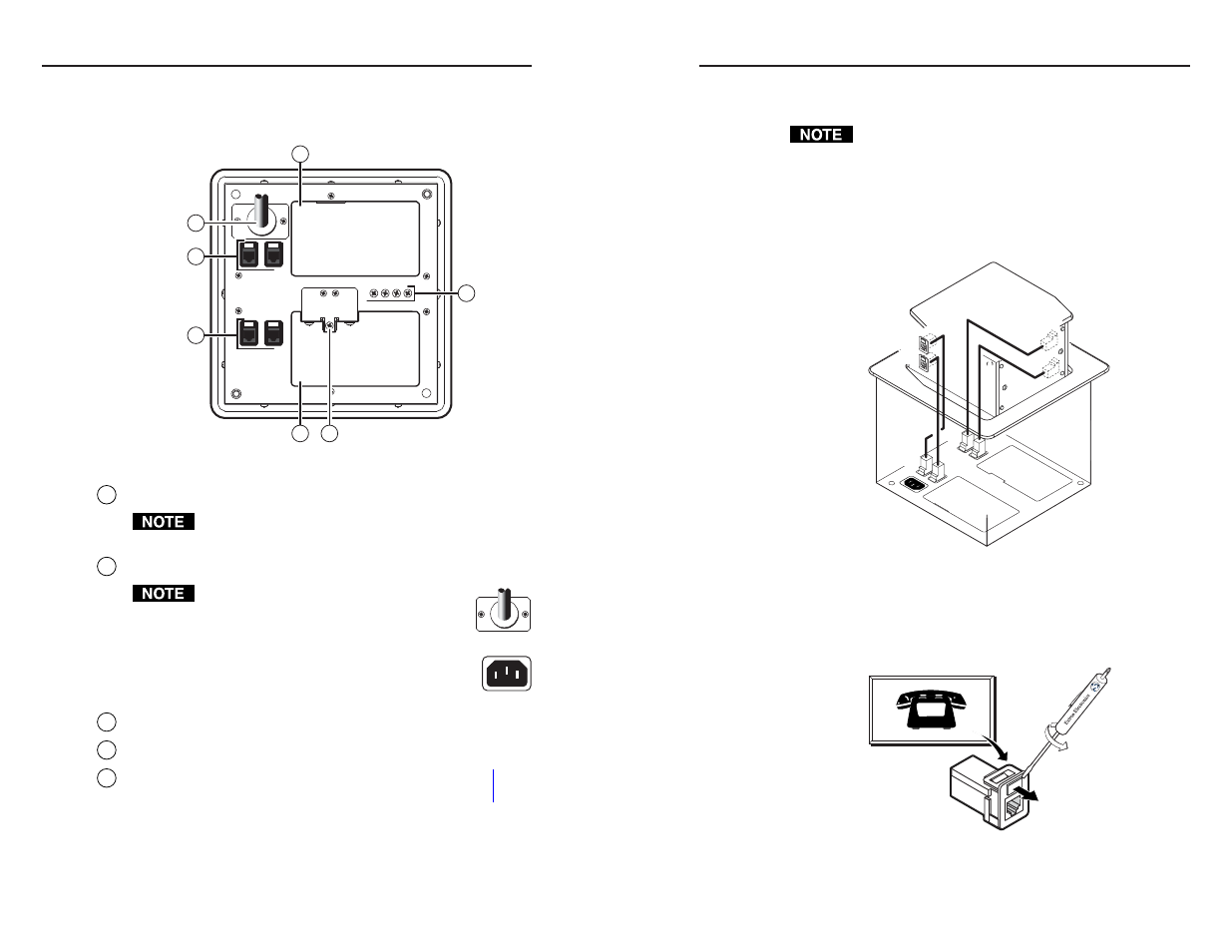 Cabling the enclosure, Bottom panel features, Cabling the rj-45 connectors | Installation, cont’d cabling the enclosure | Extron electronic HSA 822 User Manual | Page 12 / 28