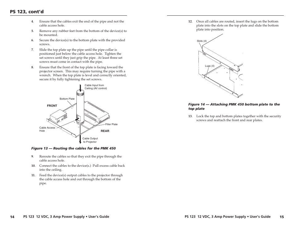 Extron Electronics PS 123 User Manual | Page 12 / 15