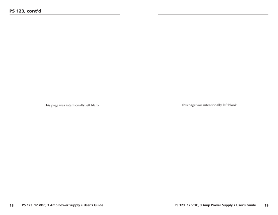 Extron Electronics PS 123 User Manual | Page 14 / 15