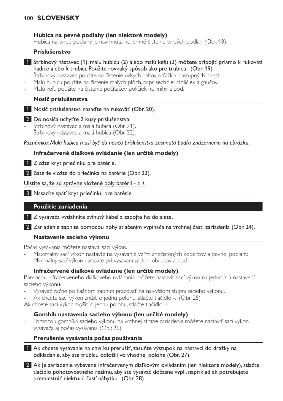 Philips FC9160 User Manual | Page 100 / 144
