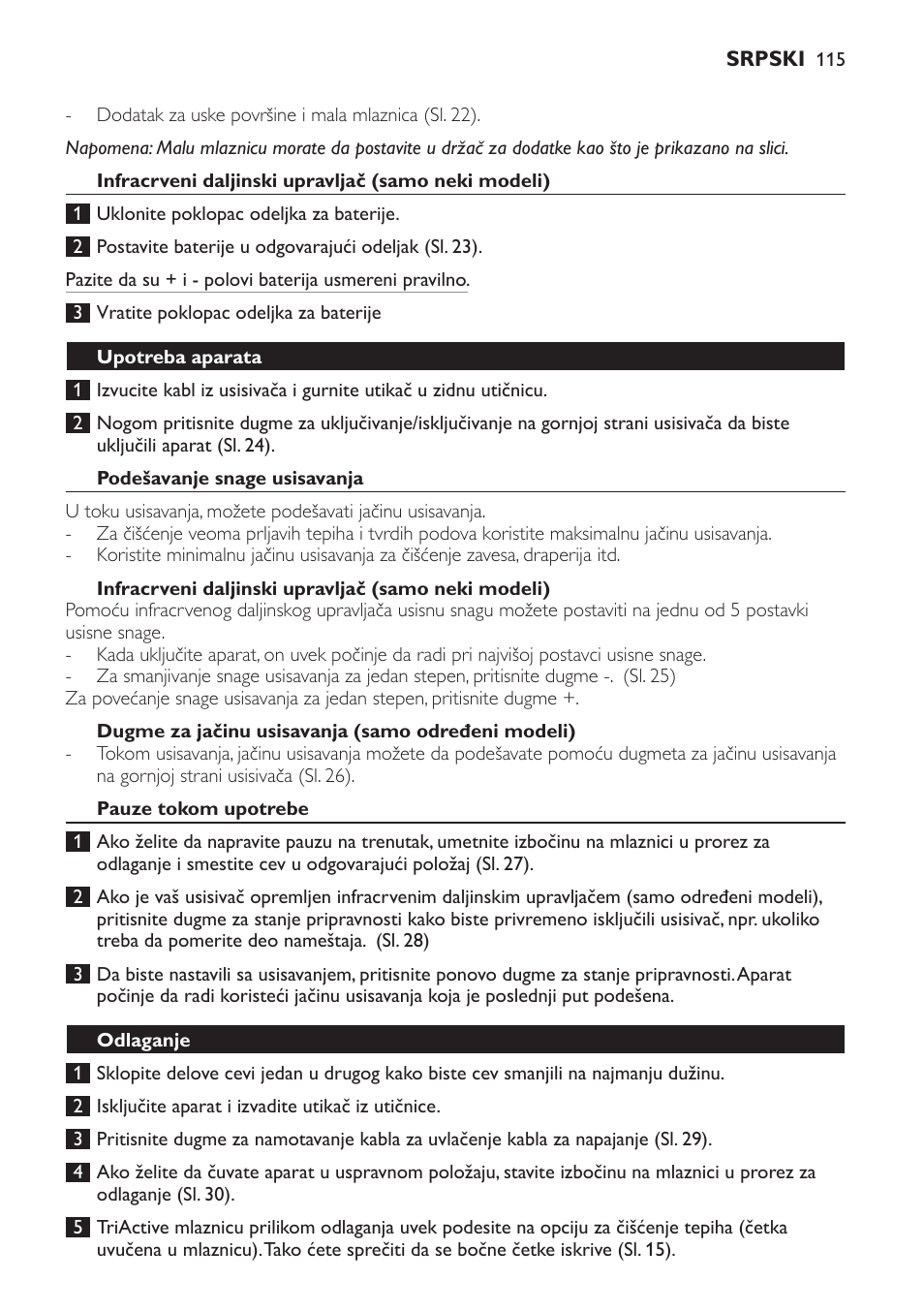 Philips FC9160 User Manual | Page 115 / 144
