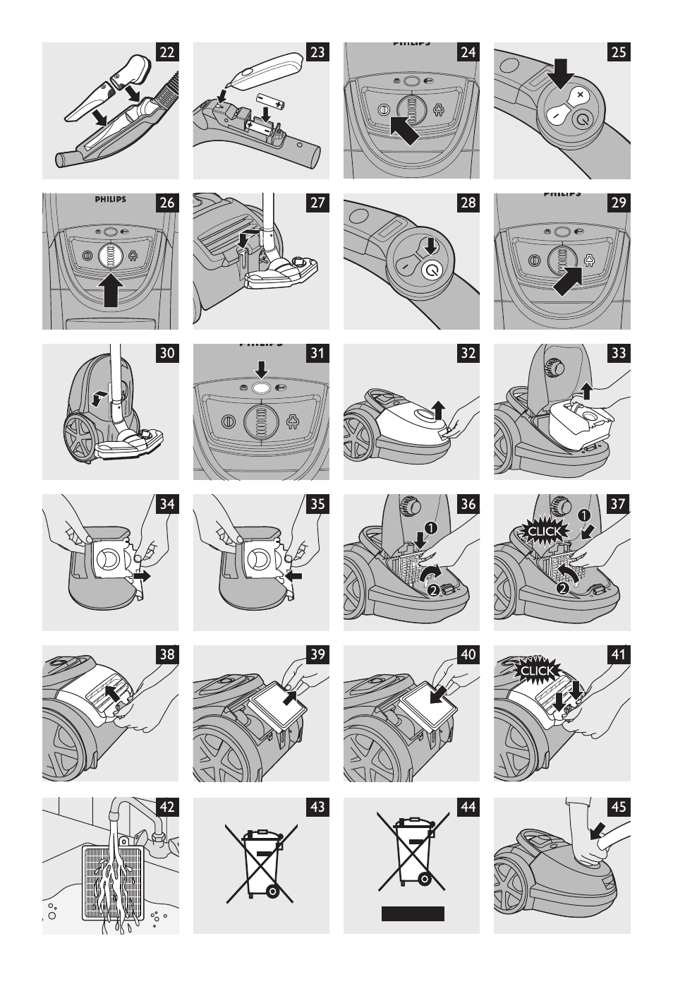 Philips FC9160 User Manual | Page 142 / 144