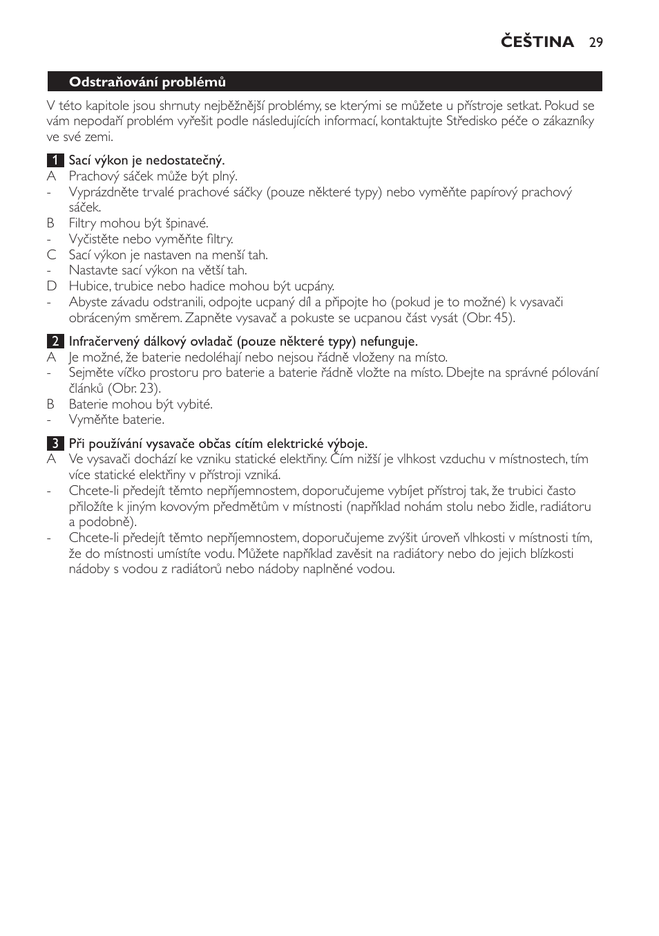 Philips FC9160 User Manual | Page 29 / 144