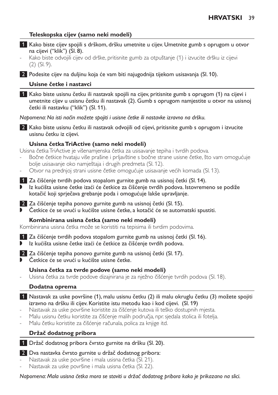 Philips FC9160 User Manual | Page 39 / 144