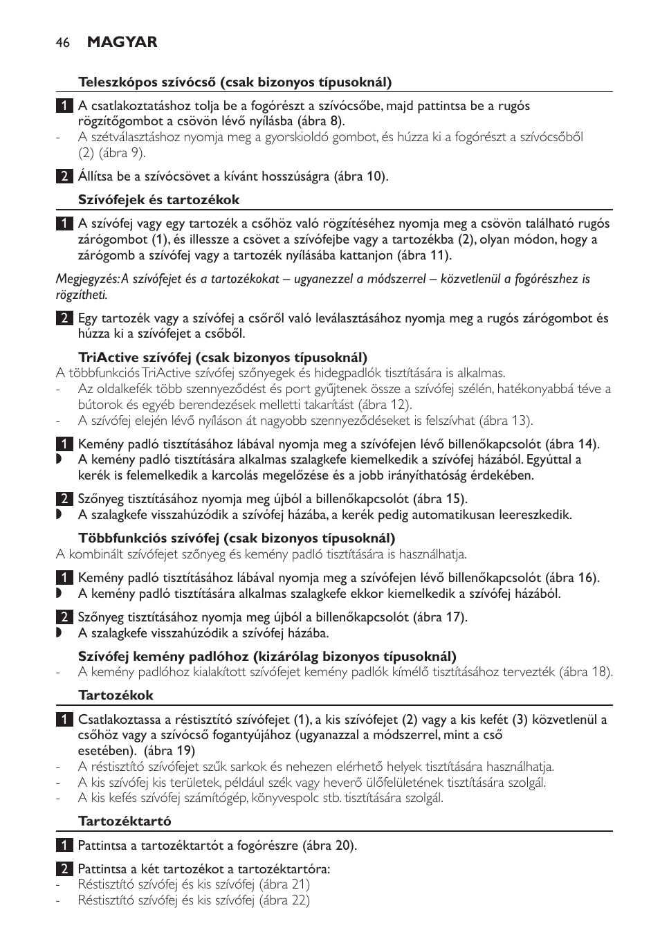 Philips FC9160 User Manual | Page 46 / 144