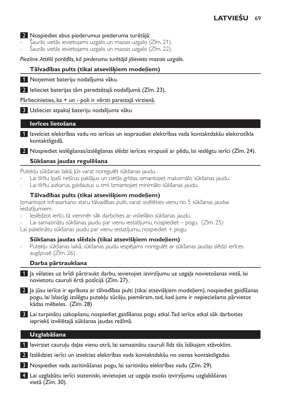 Philips FC9160 User Manual | Page 69 / 144