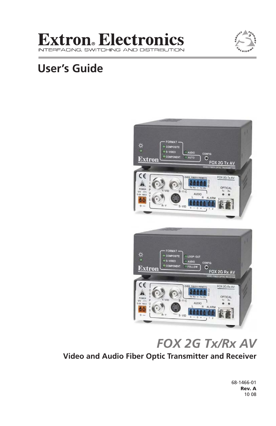 Extron electronic FOX 2G Tx User Manual | 60 pages