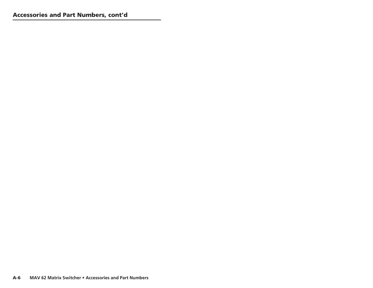 Extron Electronics MAV 62 User Manual | Page 19 / 19