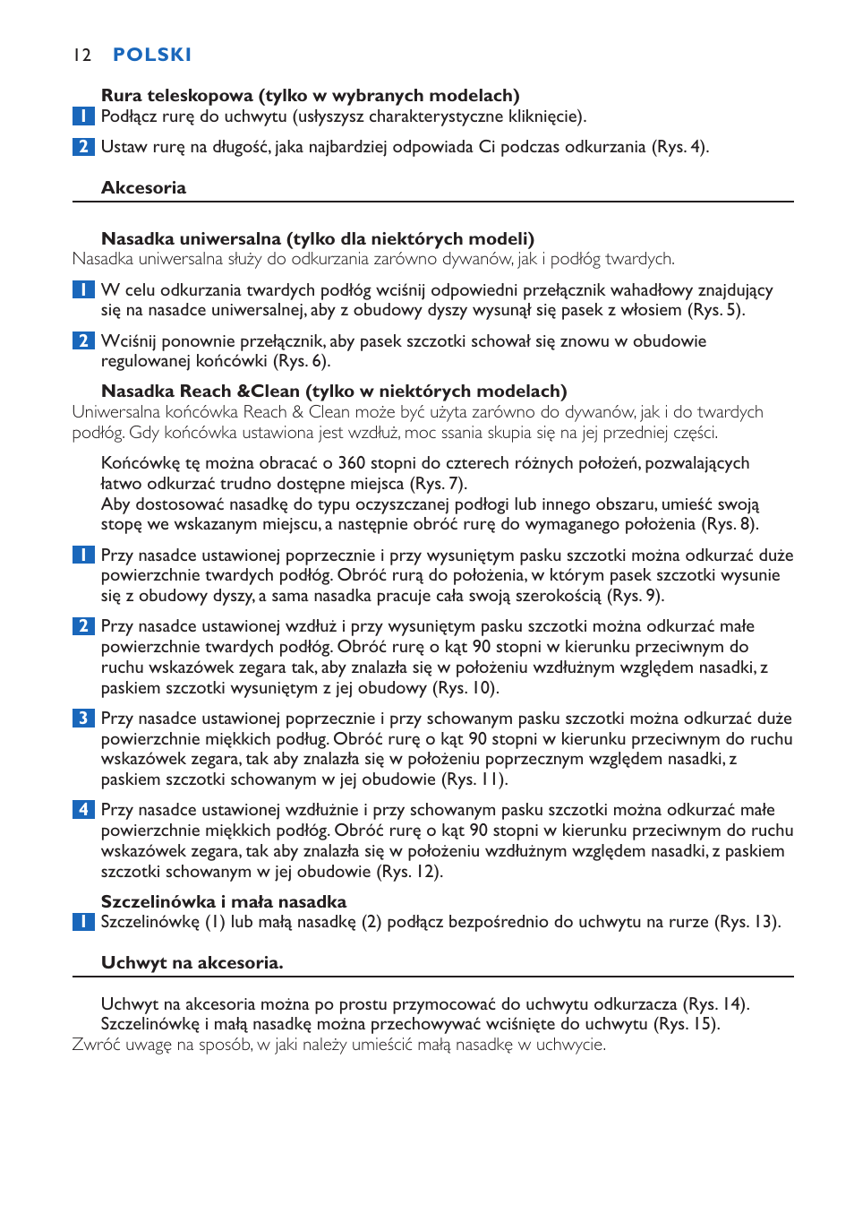 Philips FC9015 User Manual | Page 12 / 92