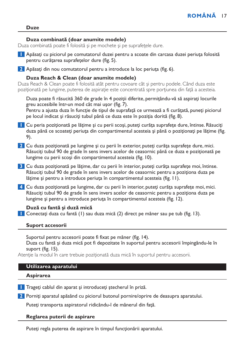 Philips FC9015 User Manual | Page 17 / 92