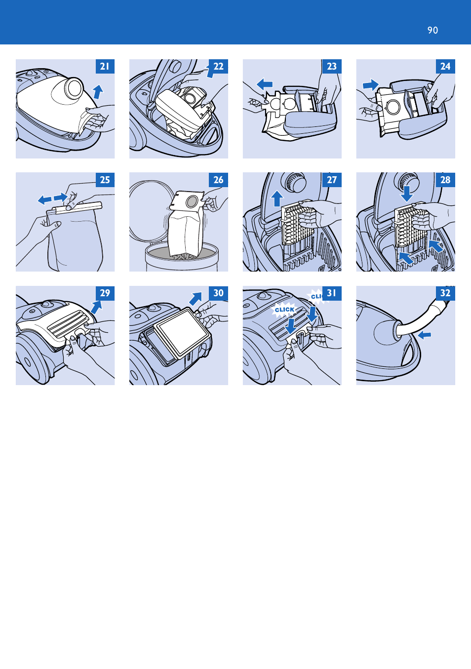 Philips FC9015 User Manual | Page 90 / 92