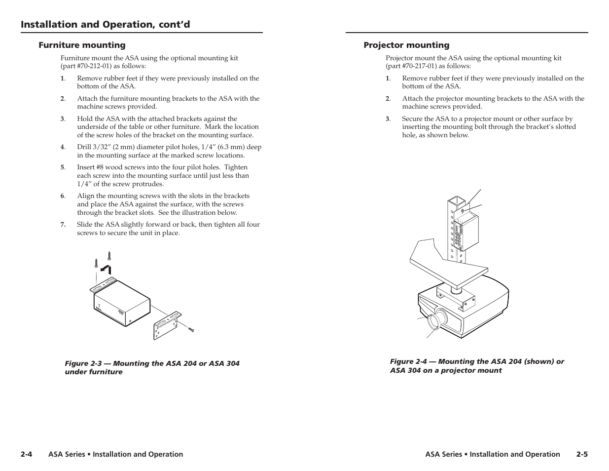 Extron Electronics ASA Series User Manual | Page 8 / 13