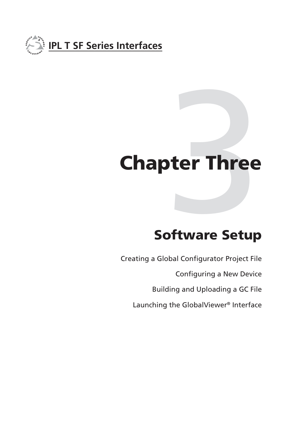 Chapter three: software setup, Chapter three • software setup | Extron Electronics IPL T SF Series User Manual | Page 21 / 51