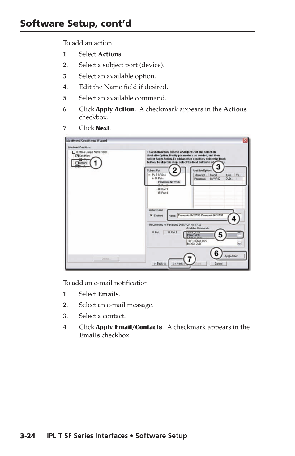 Software setup, cont’d | Extron Electronics IPL T SF Series User Manual | Page 44 / 51