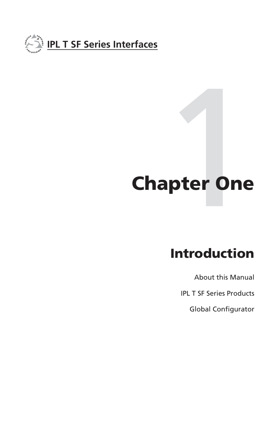 Chapter one: introduction, Chapter one • introduction | Extron Electronics IPL T SF Series User Manual | Page 7 / 51